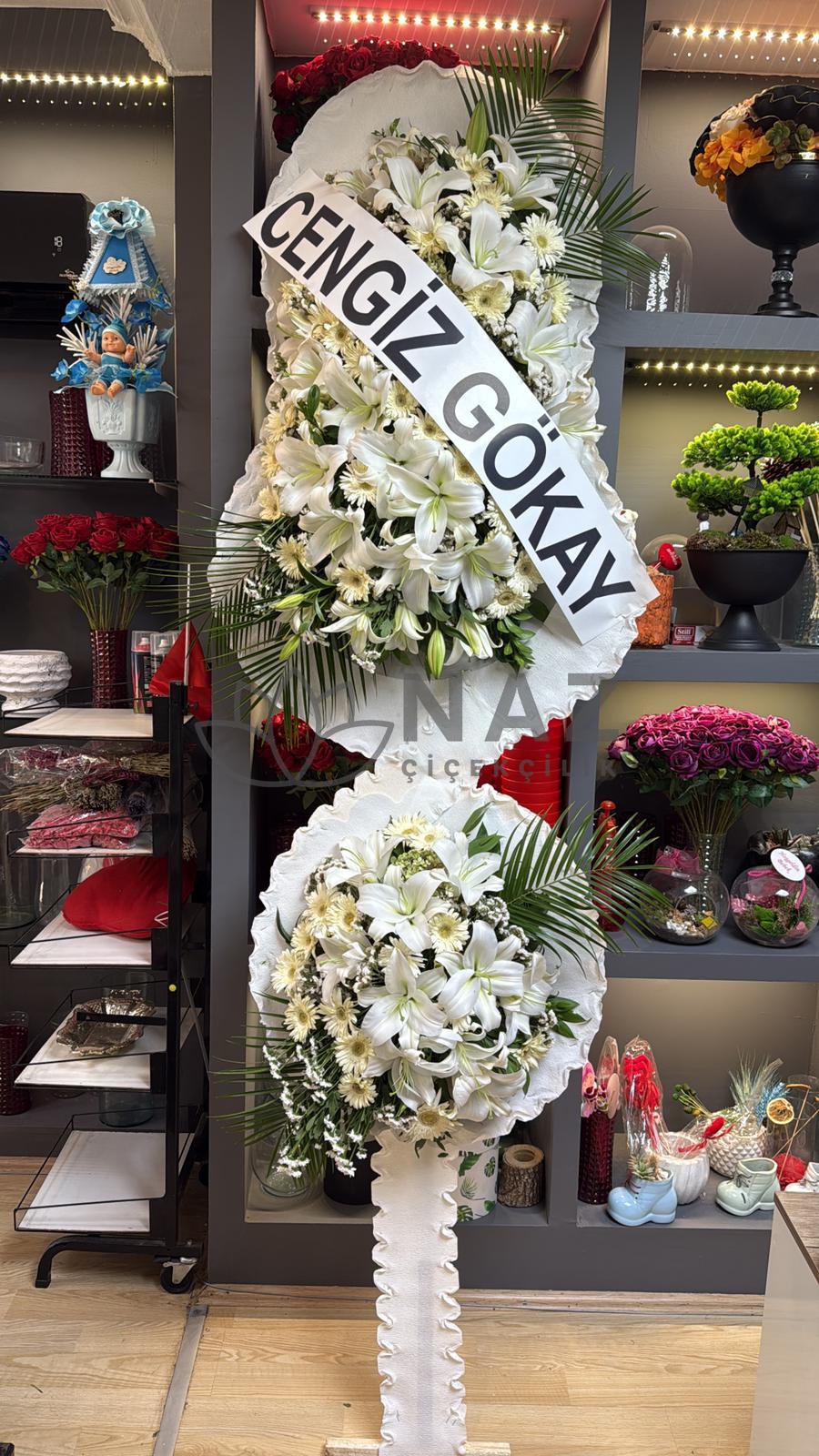 Düğün Ve Açılış Çelenk Vip - Naz Çiçekçilik